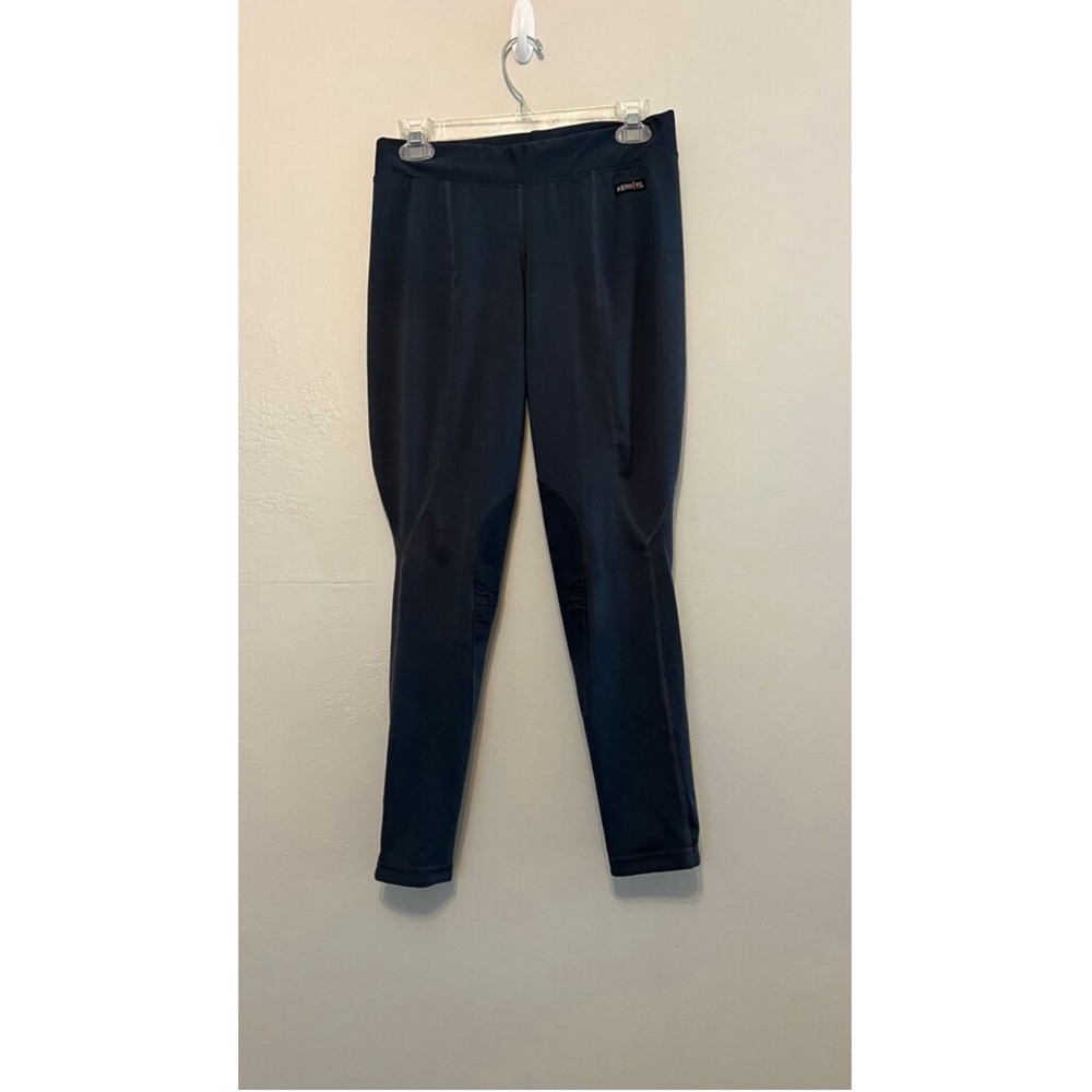 Kerrits Performance Equestrian Riding Tights Knee Patch Black Women Large